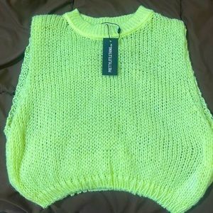 Knit crop top